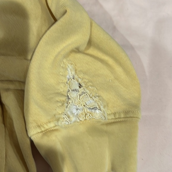 Stateside lace cut out yellow sweatshirt - Picture 5 of 5